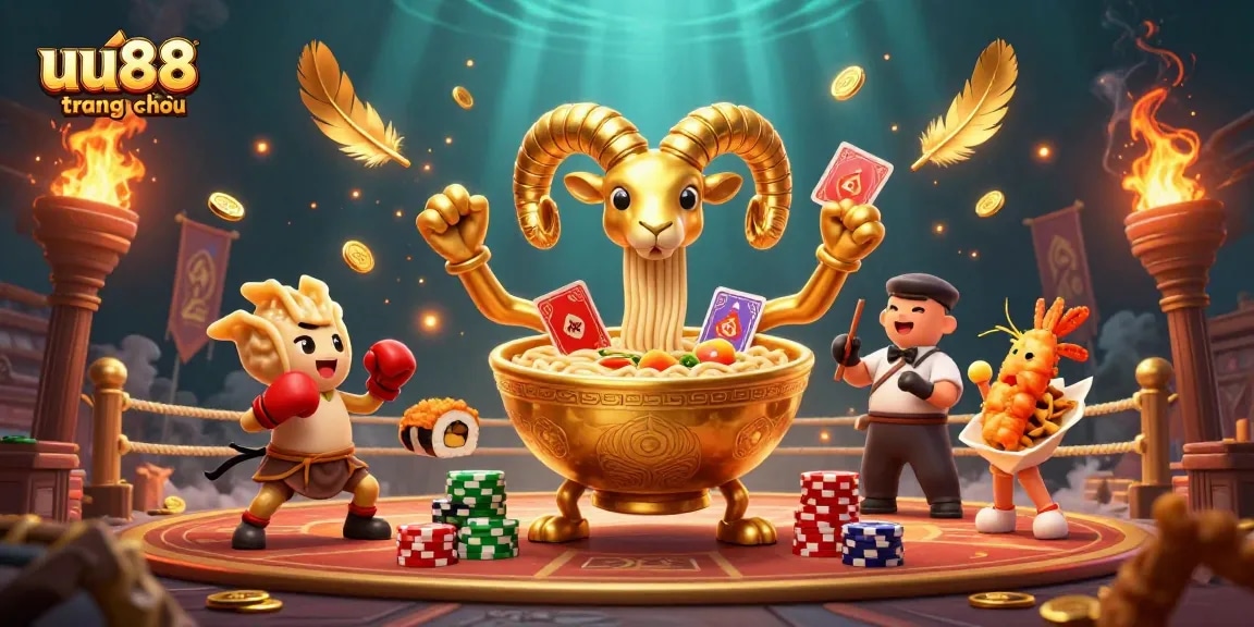 Experience the exciting world of uu88 trang chủ, vibrant animated casino characters engaging in thrilling gaming action.