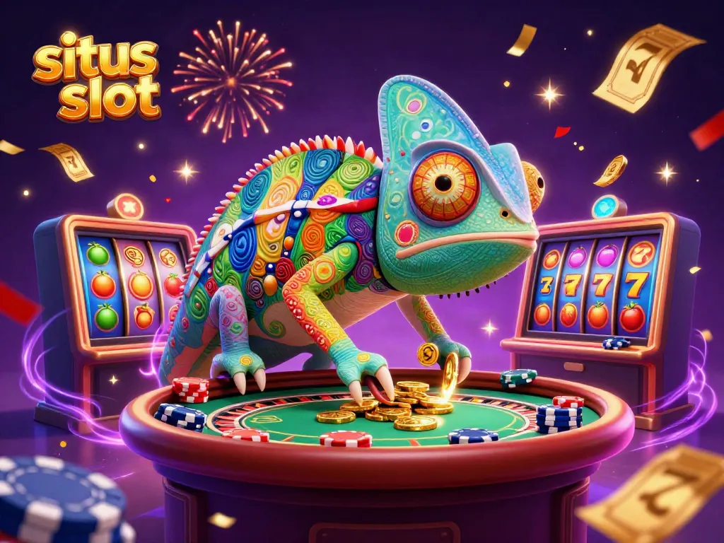 Experience winning strategies at situs slot with vibrant 3D casino elements and dynamic jackpot excitement.