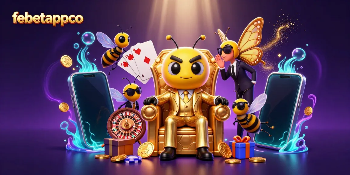 Experience thrilling gaming excitement with febetappco in a vibrant 3D casino scene filled with action.