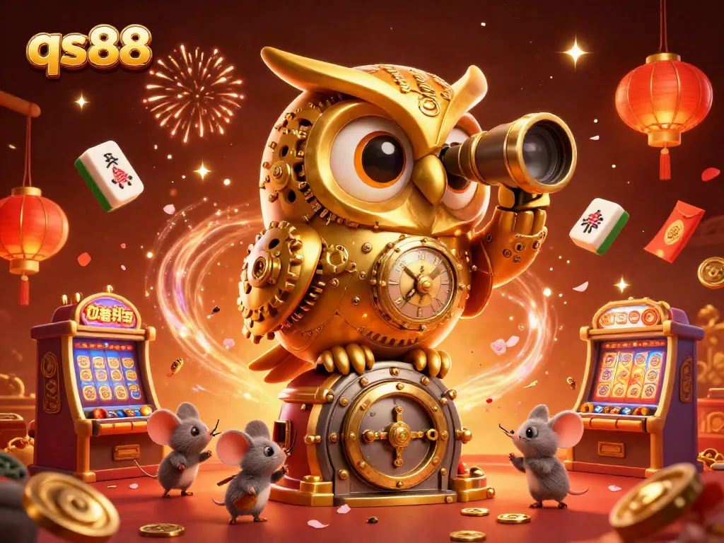 Experience the excitement of qs88 through a vibrant casino scene filled with animated features and thrilling elements.