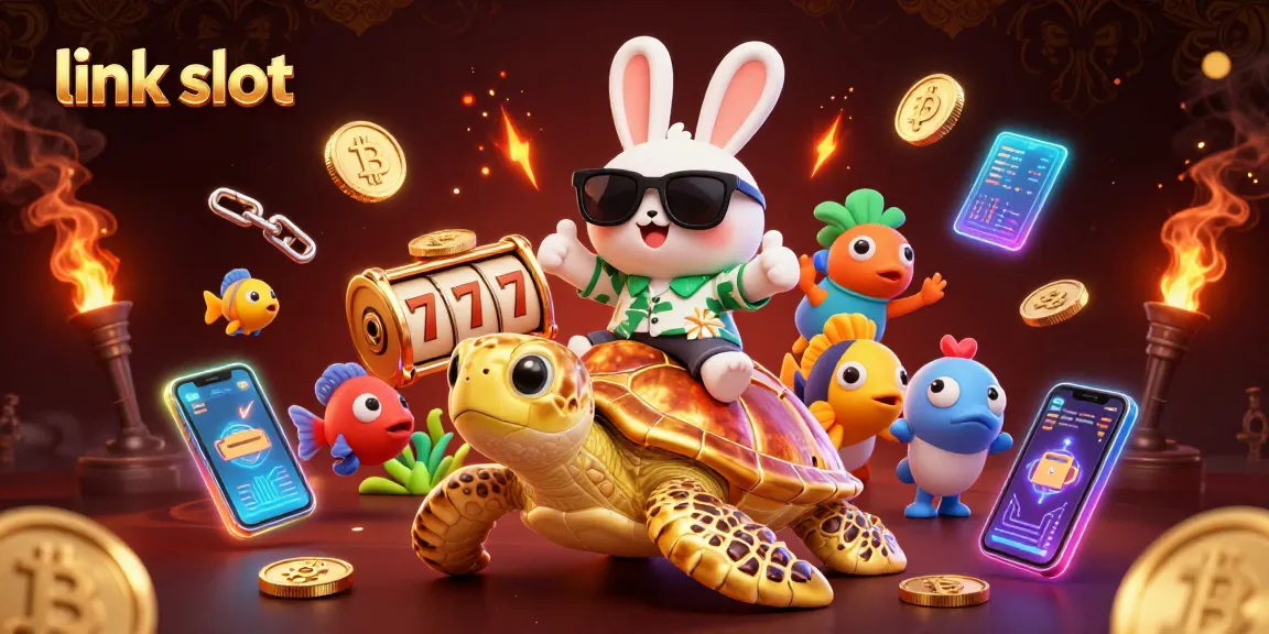 Menangkan permainan slot dengan link slot saat kelinci beruntung dan penyu emas bersaing.