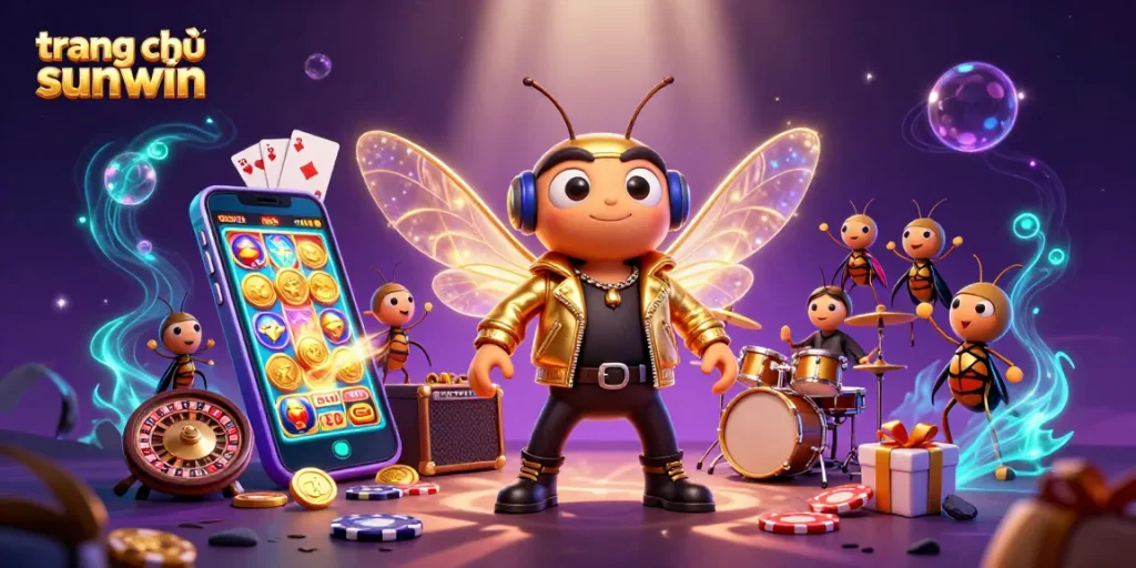 Experience the thrill of winning at trang chủ sunwin with vibrant slot games and energetic characters.